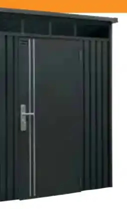 OBI Geräteschuppen Firstline Metall Pultdach Angebot