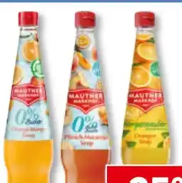Unimarkt Mautner Markhof Fruchtsirup Angebot
