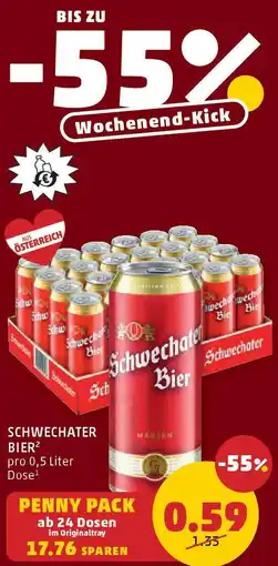 PENNY Schwechater bier Angebot