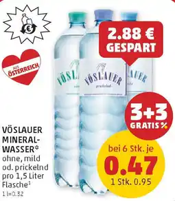 PENNY Vöslauer mineral- wasser Angebot