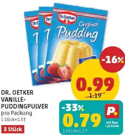 PENNY Dr. oetker vanillepuddingpulver Angebot