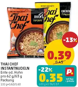 PENNY Thai chef instantnudeln Angebot
