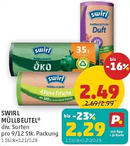 PENNY Swirl müllbeutel Angebot
