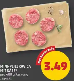 PENNY Mini-pljeskavica mit käse Angebot