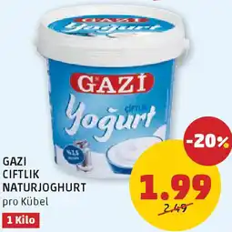 PENNY Gazi ciftlik naturjoghurt Angebot