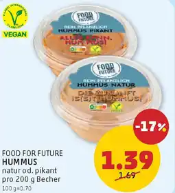 PENNY Food for future hummus Angebot
