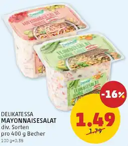 PENNY Delikatessa mayonnaisesalat Angebot