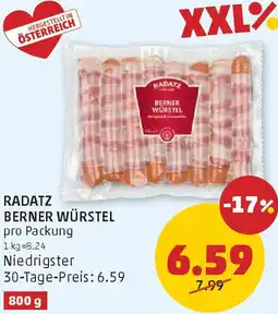 PENNY Radatz berner würstel Angebot