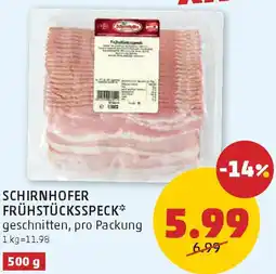 PENNY Schirnhofer frühstücksspeck Angebot