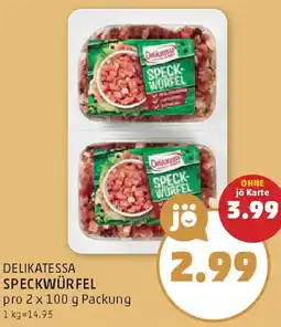 PENNY Delikatessa speckwürfel Angebot