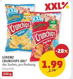 PENNY Lorenz crunchips xxl Angebot