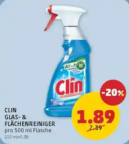 PENNY Clin glas- & flächenreiniger Angebot