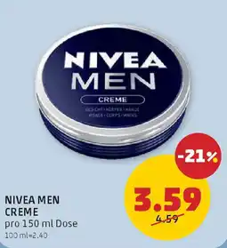 PENNY Nivea men creme Angebot