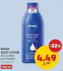 PENNY Nivea body lotion Angebot