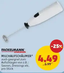 PENNY Fackelmann milchaufschäumer Angebot