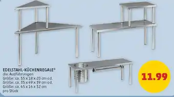 PENNY Edelstahl küchenregale Angebot