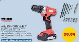 PENNY Walter akku-bohrschrauber 20 v Angebot