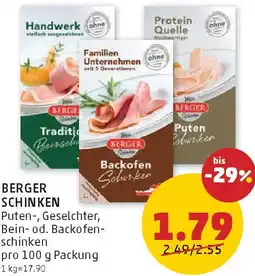 PENNY Berger schinken Angebot