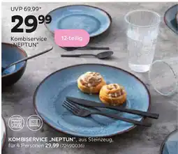 Mömax Kombiservice Neptun in Blau Angebot