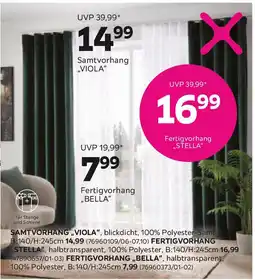 Mömax Fertigvorhang Viola Angebot