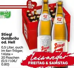 Billa Stiegl Goldbräu od. Hell Angebot