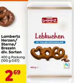 Billa Lambertz Herzen, Sterne, Brezeln div. Sorten Angebot