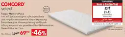 Matratzen Concord Topper Memory Plus Angebot