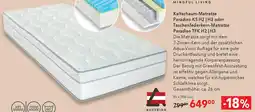 Matratzen Concord Kaltschaum-Matratze Paradiso KS oder Taschenfederkern-Matratze Paradiso TFK Angebot