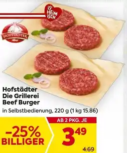 Billa Hofstädter Die Grillerei Beef Burger Angebot