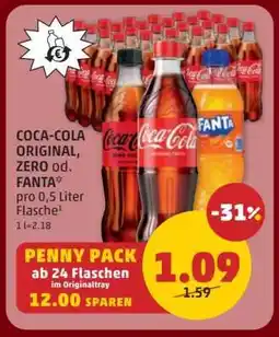 PENNY COCA-COLA ORIGINAL*, ZERO* od. FANTA Angebot