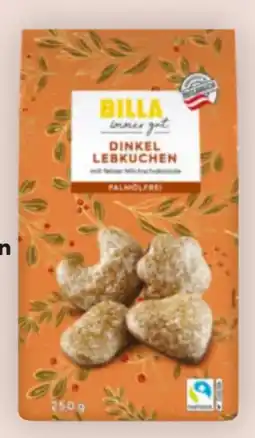 Billa Billa immer gut Dinkellebkuchen Angebot