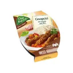 Billa Chef Menü Cevapcici Angebot