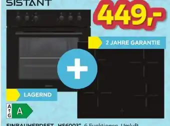 Möbelix Sistant Einbauherdset HS6003 Angebot