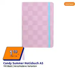 Action Candy Summer Notizbuch A5 Angebot