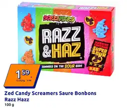 Action Zed Candy Screamers Saure Bonbons Razz Hazz Angebot