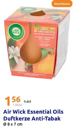 Action Air Wick Essential Oils Duftkerze Anti-Tabak Angebot