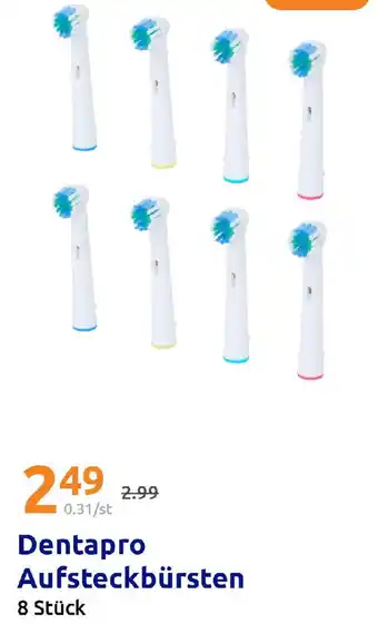Action Dentapro Aufsteckbürsten Angebot