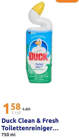 Action Duck Clean & Fresh Toilettenreiniger Angebot