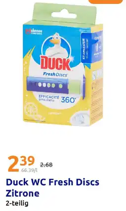 Action Duck WC Fresh Discs Zitrone Angebot