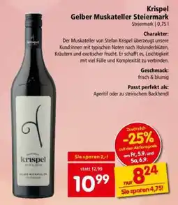 Interspar Krispel Gelber Muskateller Steiermark Angebot
