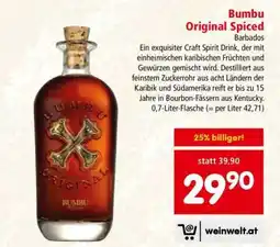Interspar Bumbu Original Spiced Angebot