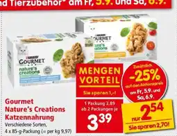 Interspar Gourmet Nature's Creations Katzennahrung Angebot