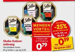 Interspar Sheba Katzennahrung Angebot