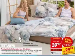 Interspar Premium Satin-Bettwäsche und Dekokissen Angebot