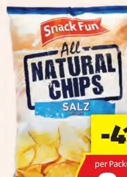 Hofer Snack Fun All Natural Chips Angebot
