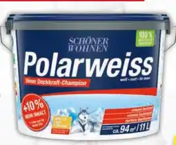 Hagebau Schöner Wohnen Wandfarbe Polarweiß Angebot