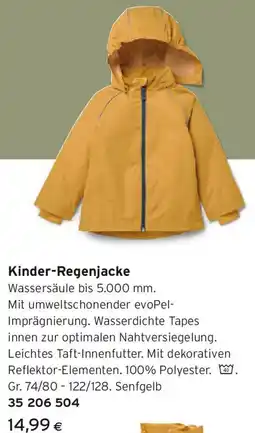 Tchibo Eduscho Kinder-Regenjacke Angebot