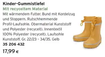 Tchibo Eduscho Kinder-Gummistiefel Angebot