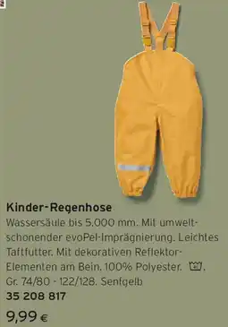 Tchibo Eduscho Kinder- Regenhose Angebot