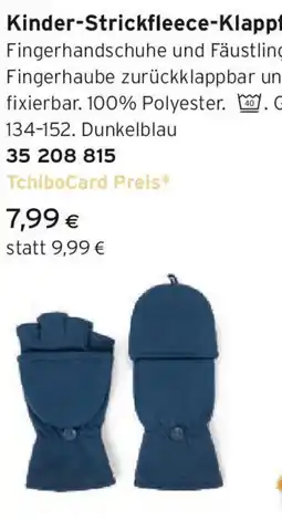 Tchibo Eduscho Kinder-Strickfleece-Klappfäustlinge Angebot
